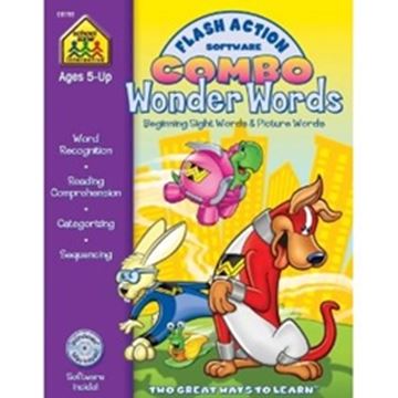 Imagem de WONDER WORDS FLASH ACTION SOFTWARE & WORKBOOK COMBO