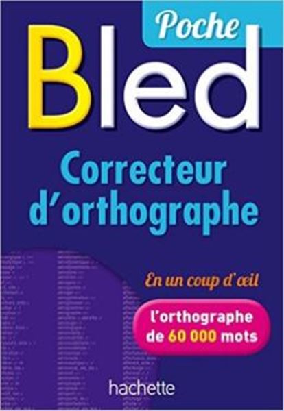 Picture of BLED - POCHE CORRECTEUR D´ORTHOGRAPHE