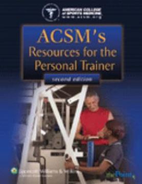 Imagem de ACSM´S RESOURCES FOR THE PERSONAL TRAINER