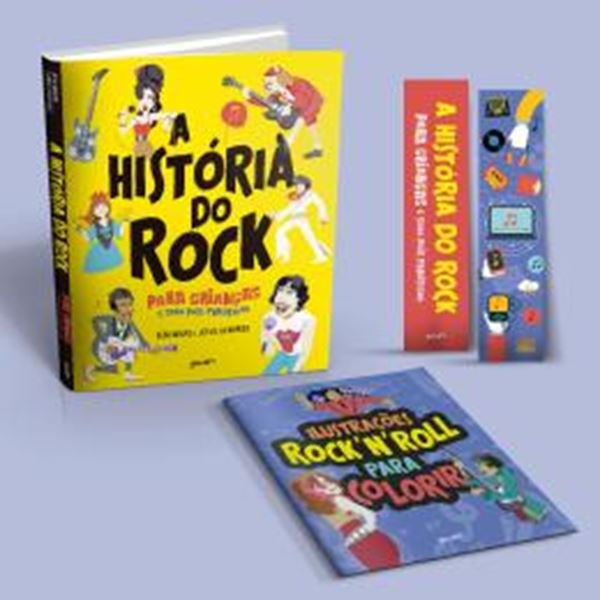 Picture of A HISTORIA DO ROCK PARA CRIANCAS (E SEUS PAIS FANATICOS) - ACOMPANHA BRINDES!